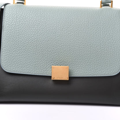 Celine Bullhide Calfskin Small Tri-Color Trapeze Jade 10 of 10