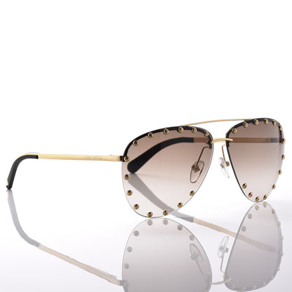 Louis Vuitton The Party Aviator Gradient Sunglasses Z0914U Brown 6 of 8