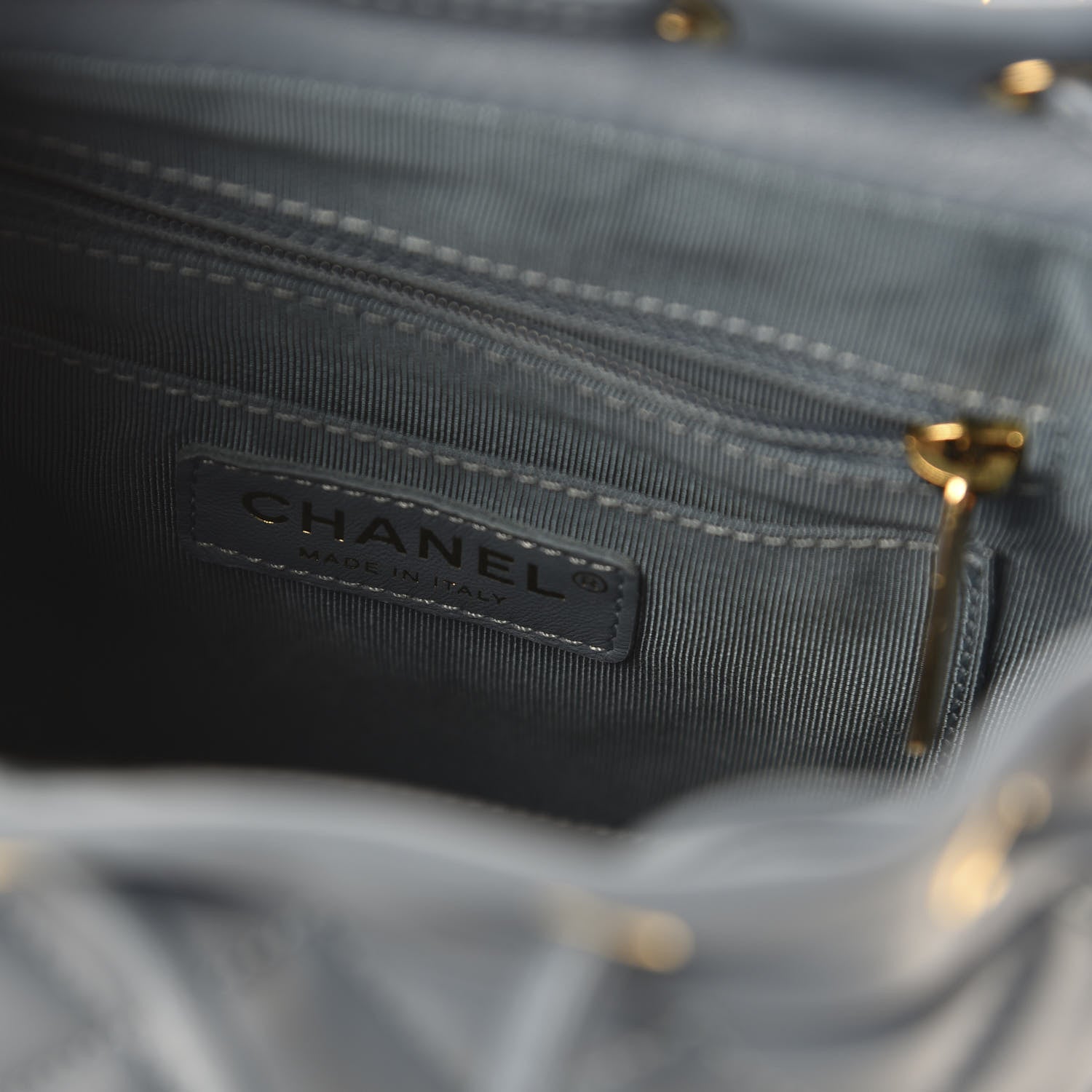 Chanel Calfskin Quilted Mini Urban Spirit Backpack Light Blue 7 of 10