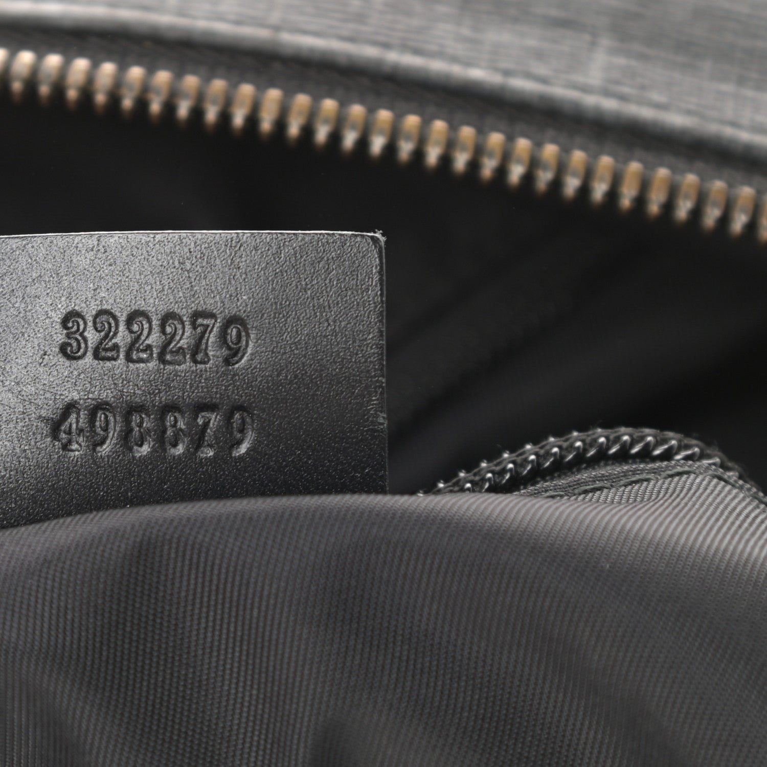 Gucci GG Supreme Monogram Crossbody Messenger Bag Black Grey 7 of 20