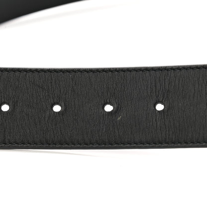 Gucci Calfskin Double G 40mm Belt 75 30 Black 3 of 5