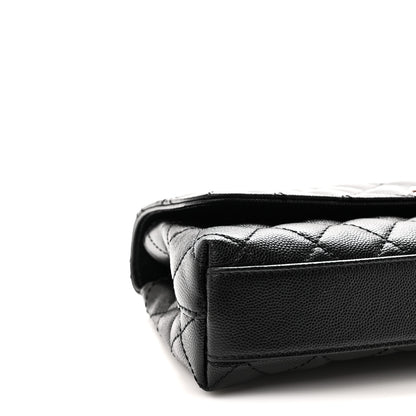 Chanel Caviar Quilted Maxi East West Coco Handle Flap Black 9 of 11