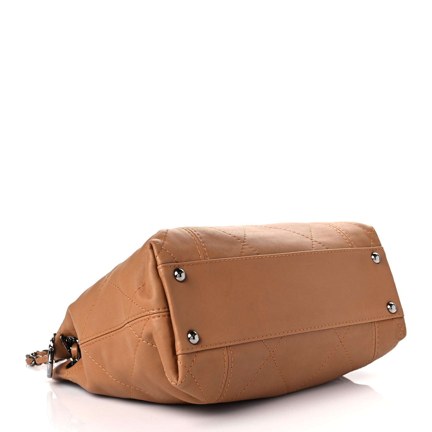 Chanel Lambskin Small Soft Touch Shoulder Bag Camel 4 of 12