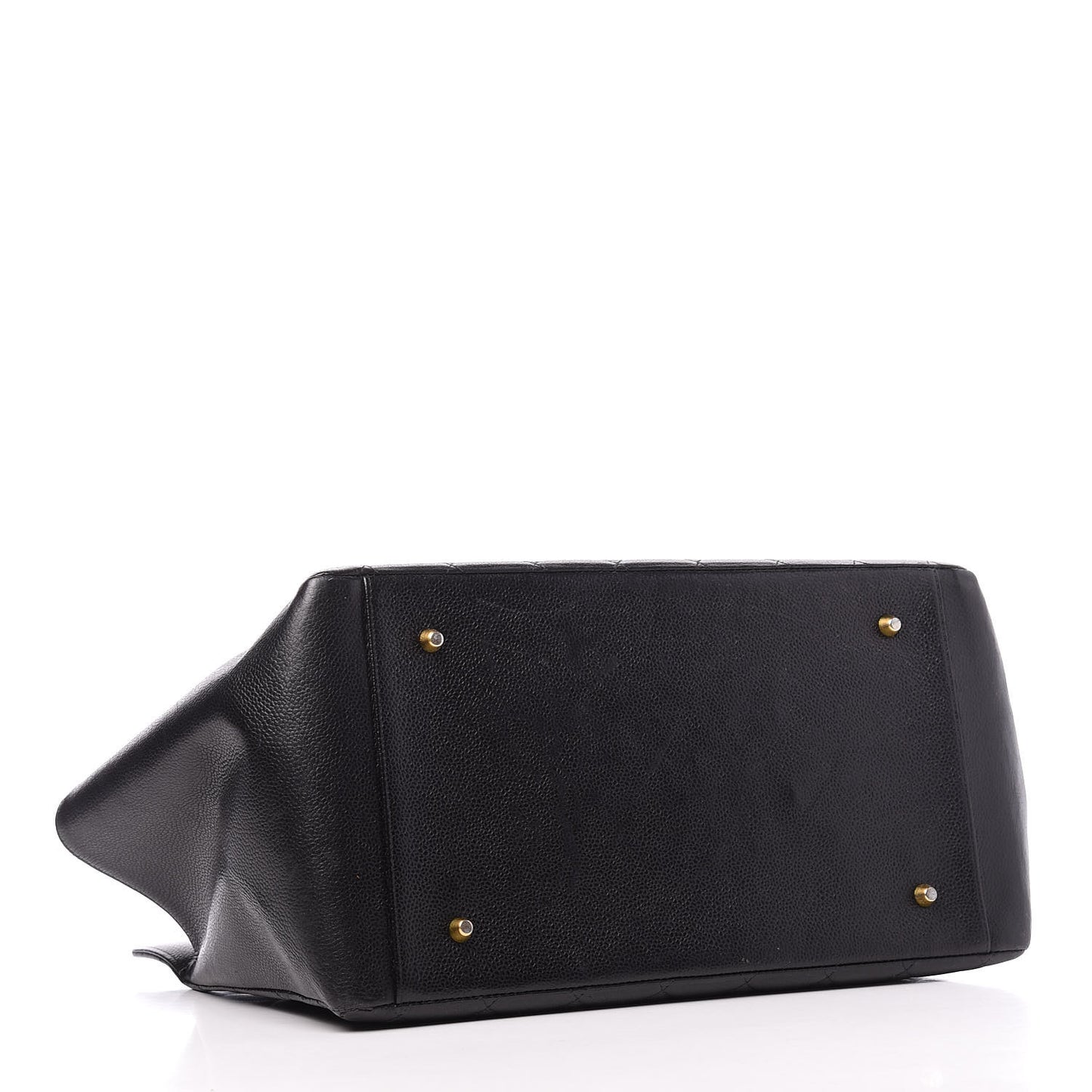 Caviar Quilted Timeless CC Tote Black