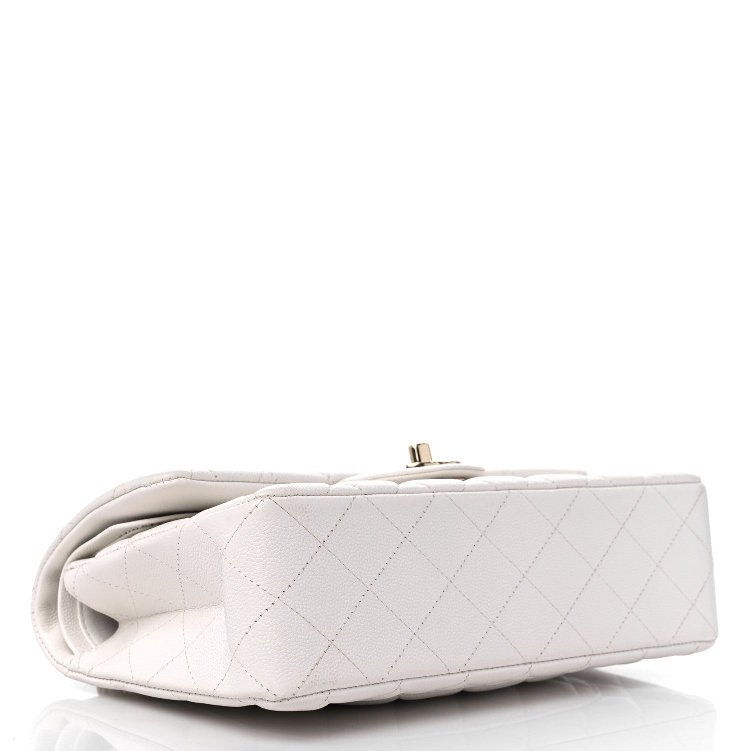 Chanel Caviar Quilted Small Double Flap White 4 of 10