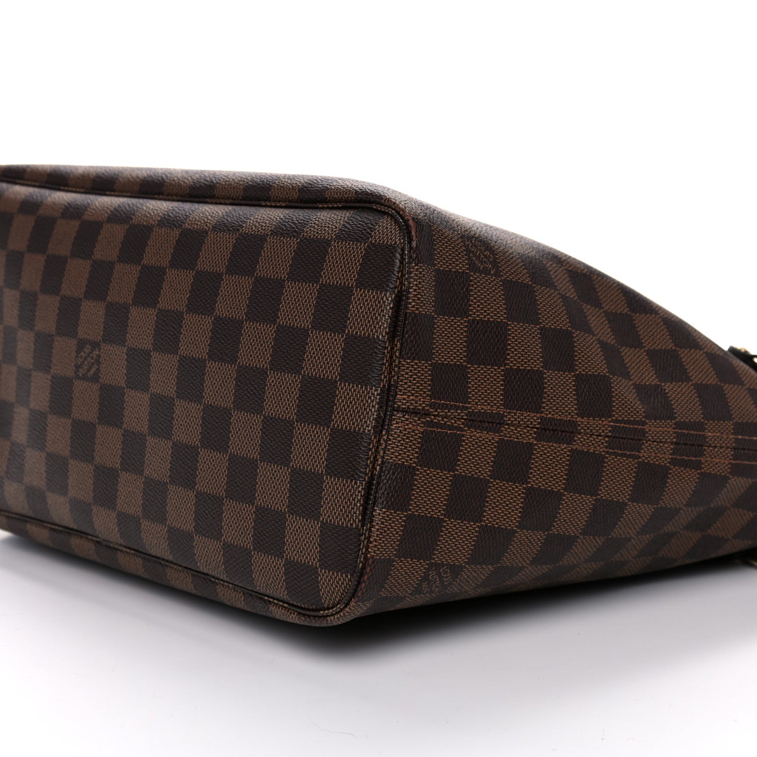 Louis Vuitton Damier Ebene Neo Neverfull MM Rose Ballerine 8 of 13