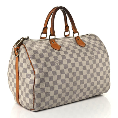 Louis Vuitton Damier Azur Speedy Bandouliere 35 2 of 11