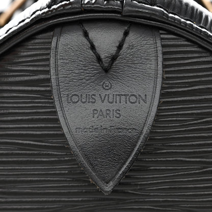 Louis Vuitton Epi Speedy 30 Black 6 of 11