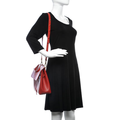 Mansur Gavriel Saffiano Mini Lady Bag Flamma 2 of 11