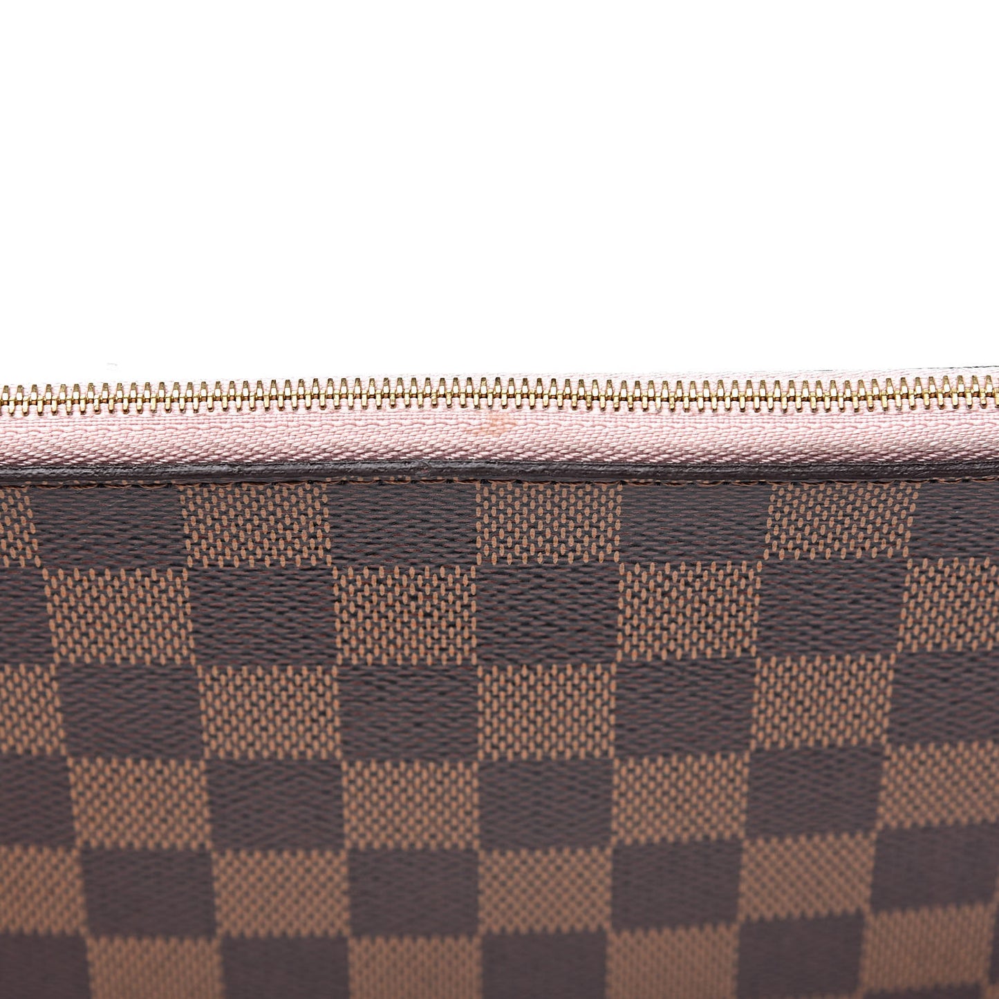 Damier Ebene Neverfull MM GM Pochette Rose Ballerine