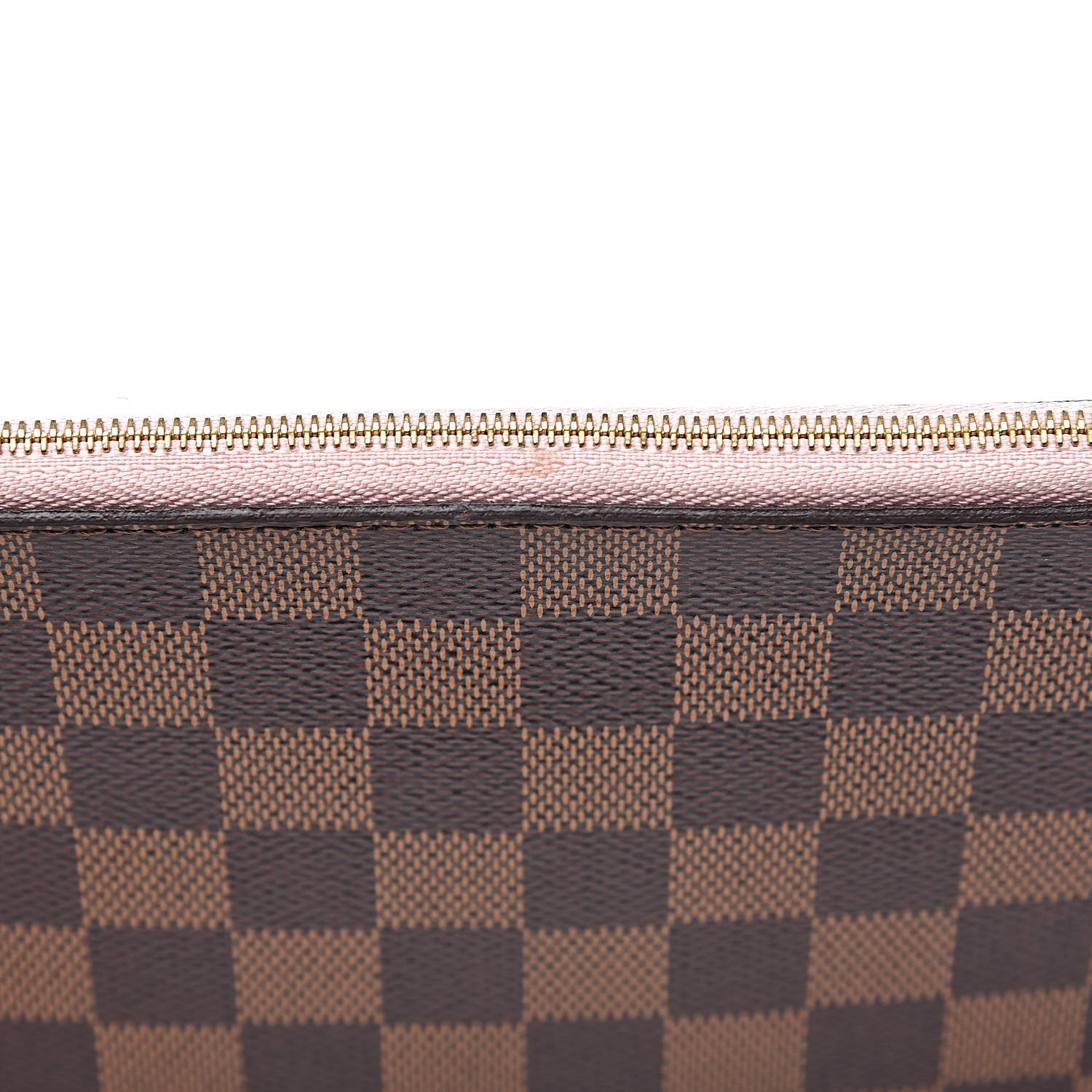 Louis Vuitton Damier Ebene Neverfull MM GM Pochette Rose Ballerine 10 of 11