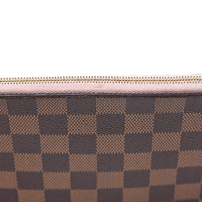 Louis Vuitton Damier Ebene Neverfull MM GM Pochette Rose Ballerine 10 of 11
