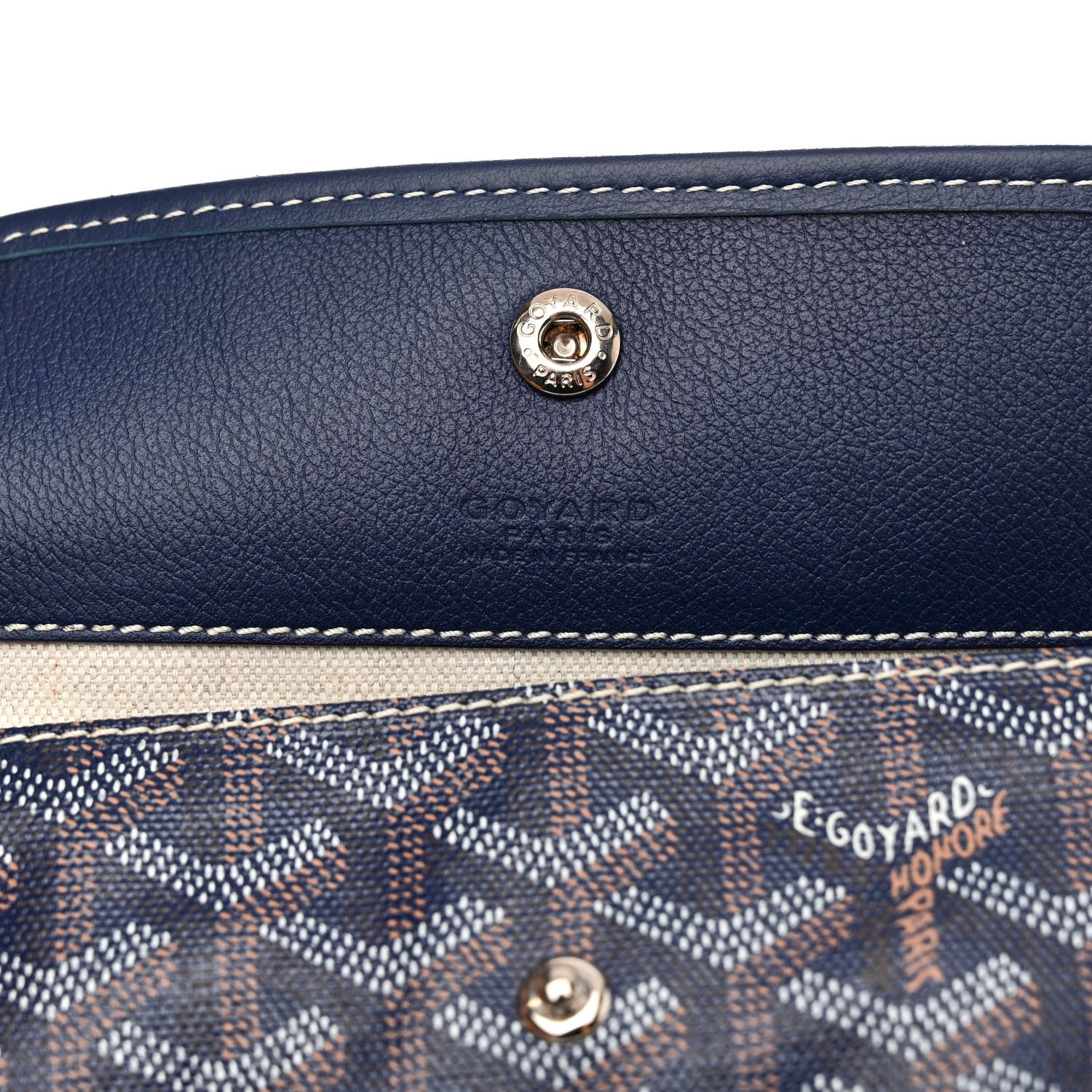 Goyard Goyardine Saint Louis GM Navy 7 of 12
