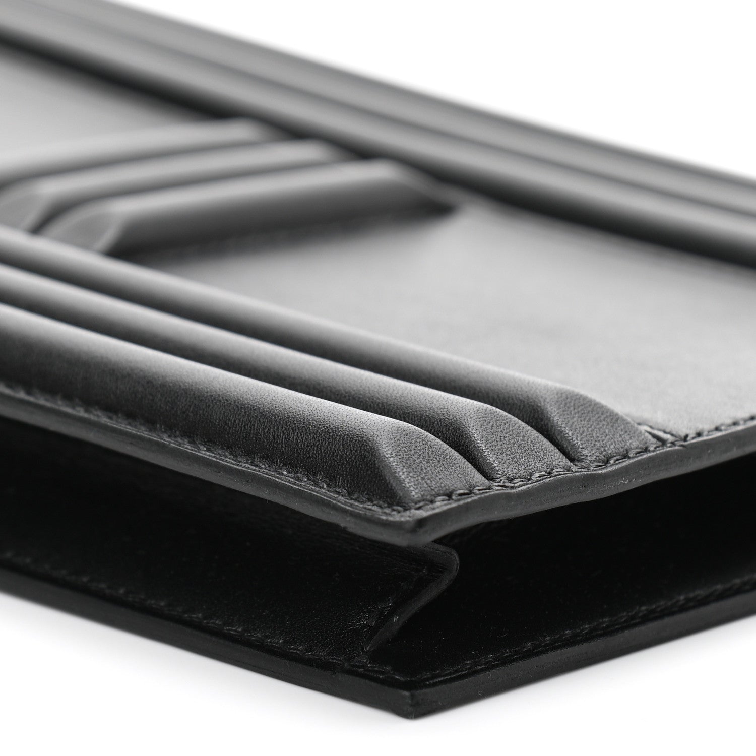 Hermes Tadelakt Kelly Cadena Clutch Black 9 of 11