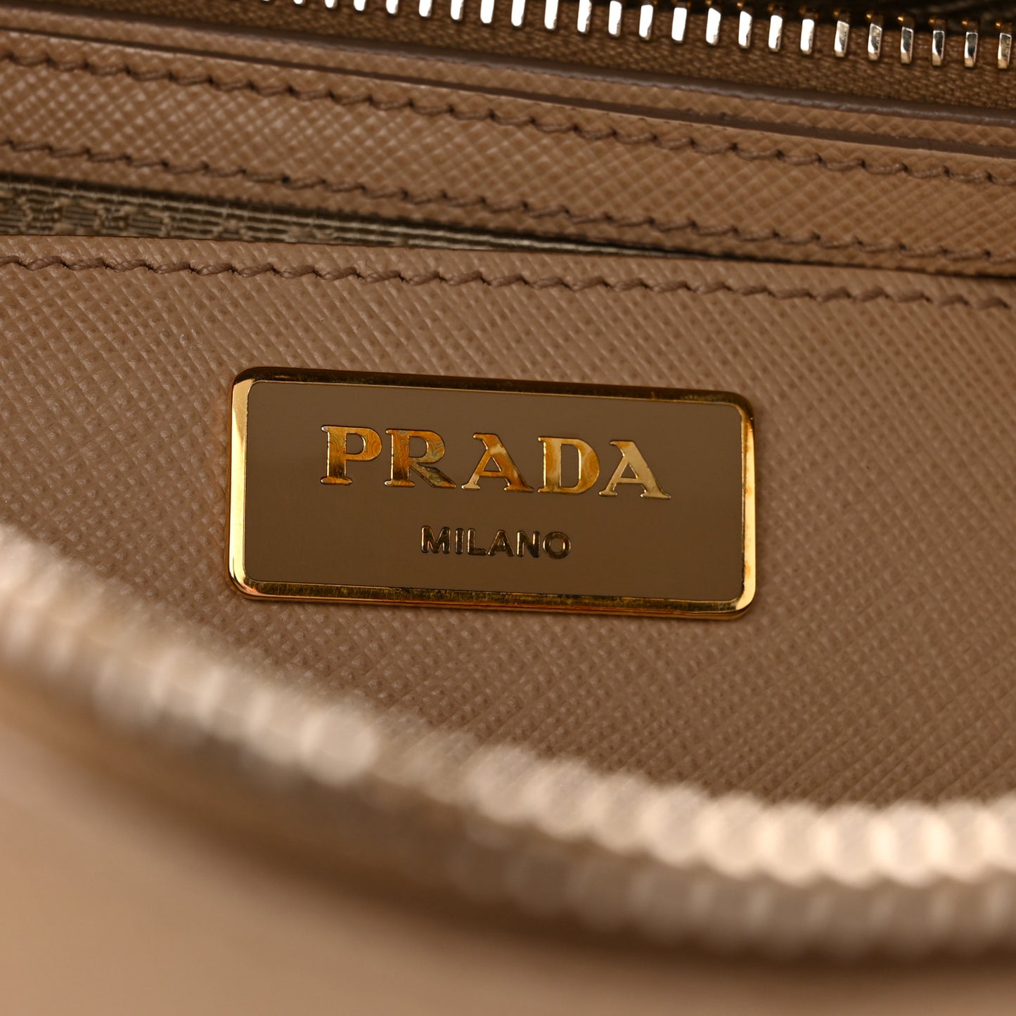 Saffiano Bowling Bag Sabbia
