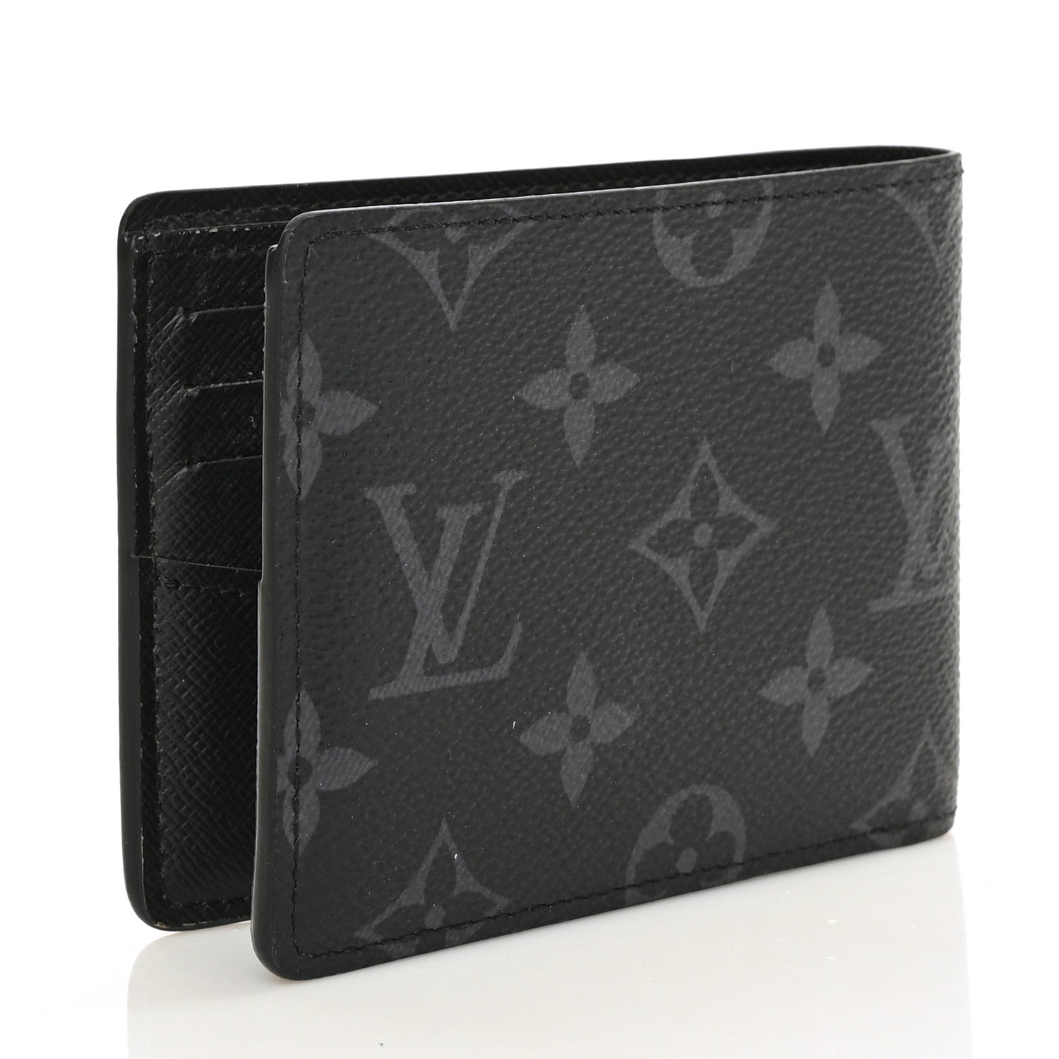Louis Vuitton Monogram Eclipse Slender Wallet 3 of 6