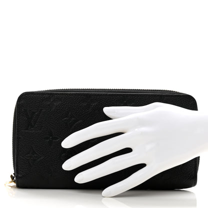 Louis Vuitton Empreinte Zippy Wallet Black 2 of 7
