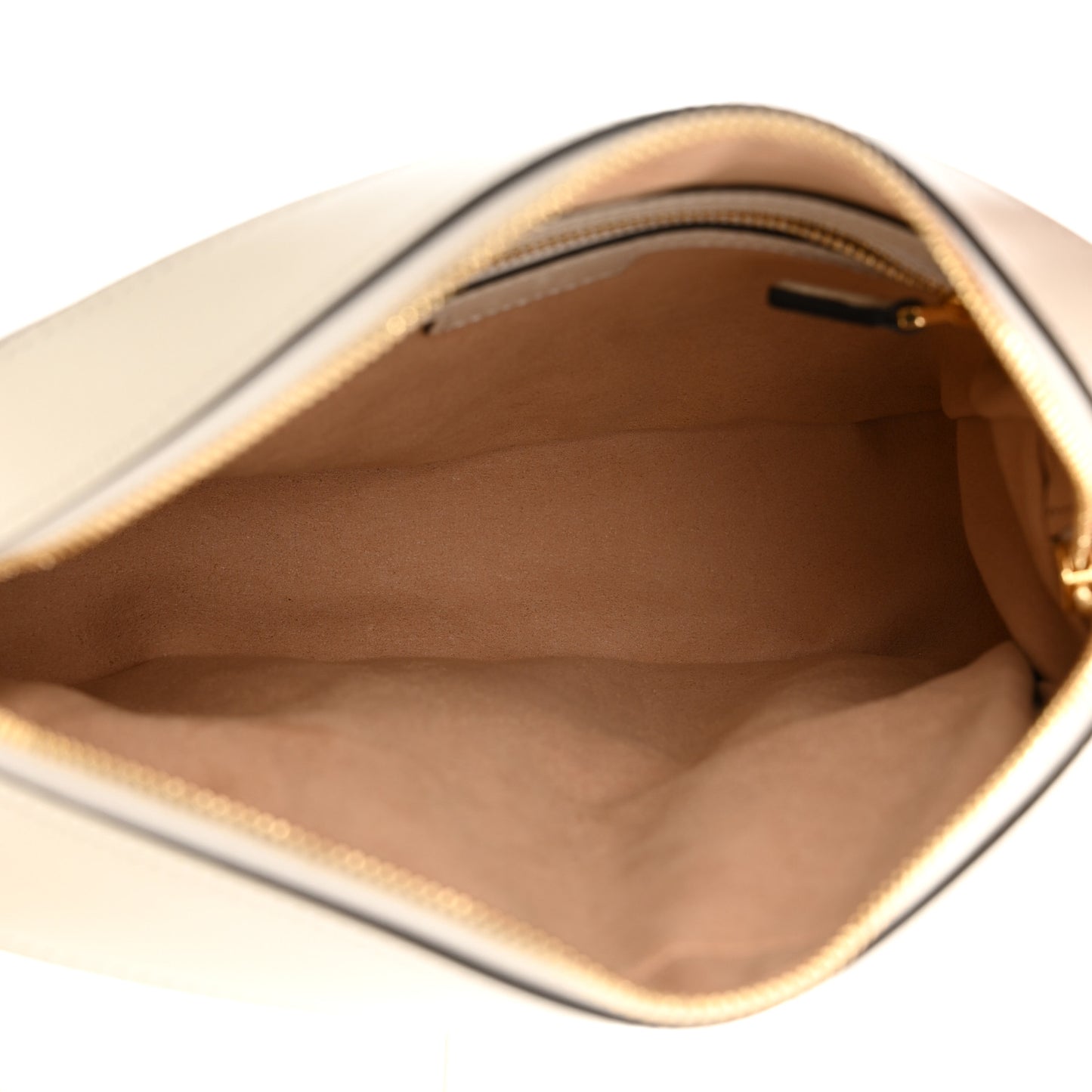 GG Supreme Monogram Small Horsebit 1955 Shoulder Bag Beige Mystic White