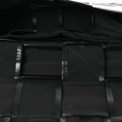 Bottega Veneta Paper Calfskin Maxi Intreccio The Belt Cassette Bag Black 5 of 12