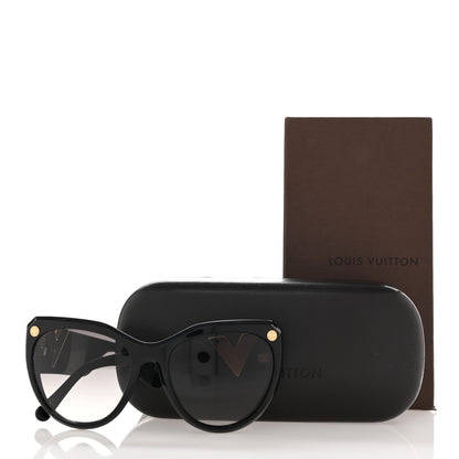 Louis Vuitton Acetate My Fair Lady Sunglasses Z0902W Black 10 of 10