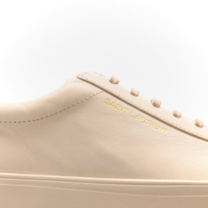 Saint Laurent Calfskin Andy Low Top Sneakers 39.5 Dark Coquille 13 of 15