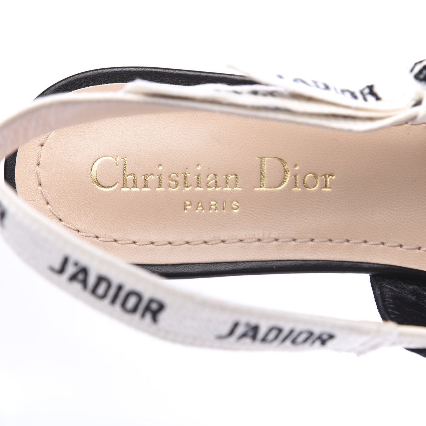 Technical Canvas Ribbon J'Adior Slingback Ballet Flats 39 Black
