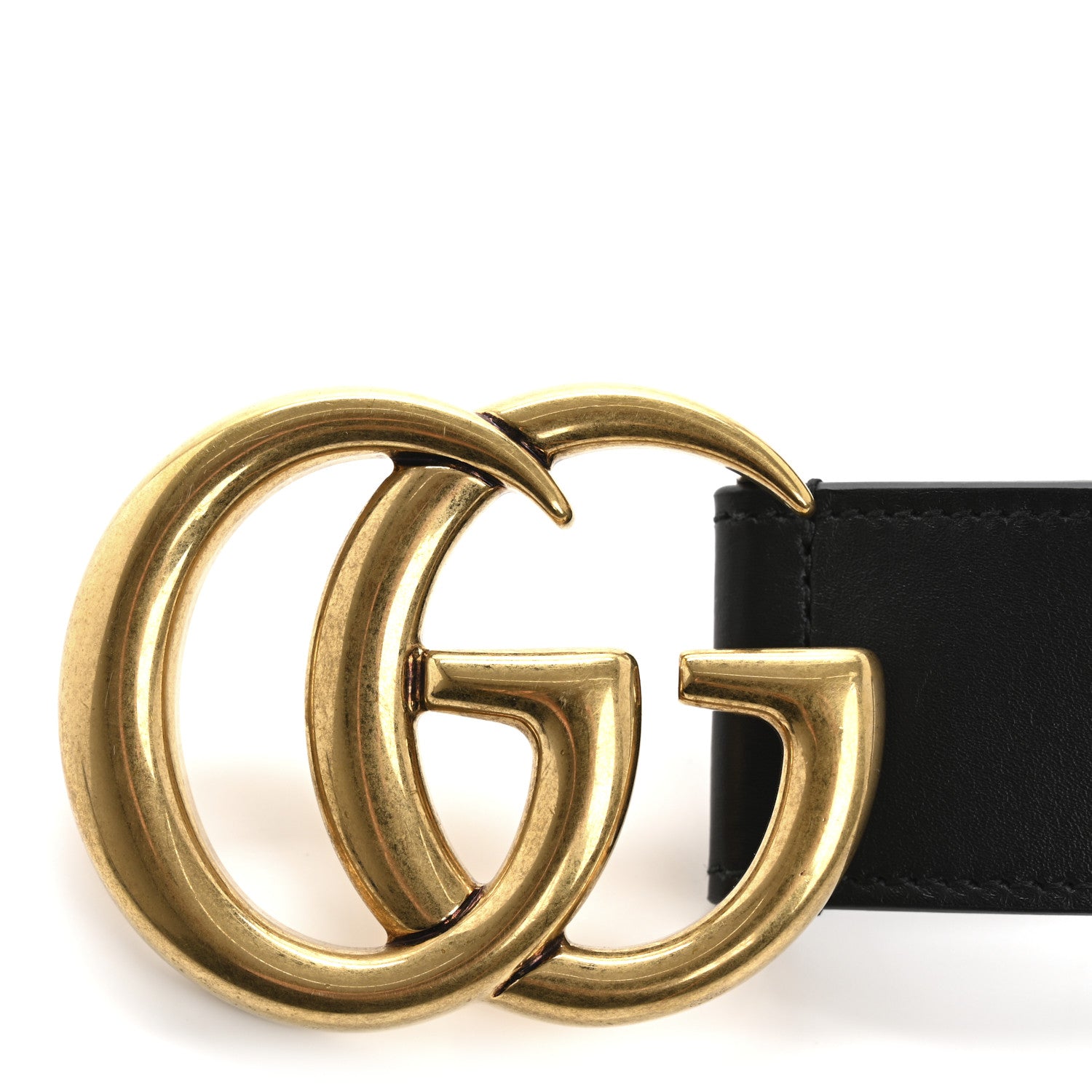Gucci Calfskin Double G 40mm Belt 80 32 Black 6 of 7