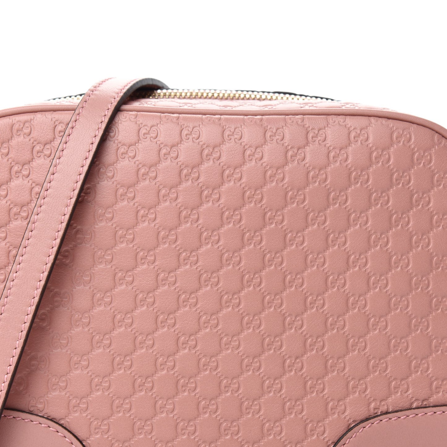 Soft Microguccissima Mini Bree Messenger Bag Soft Pink