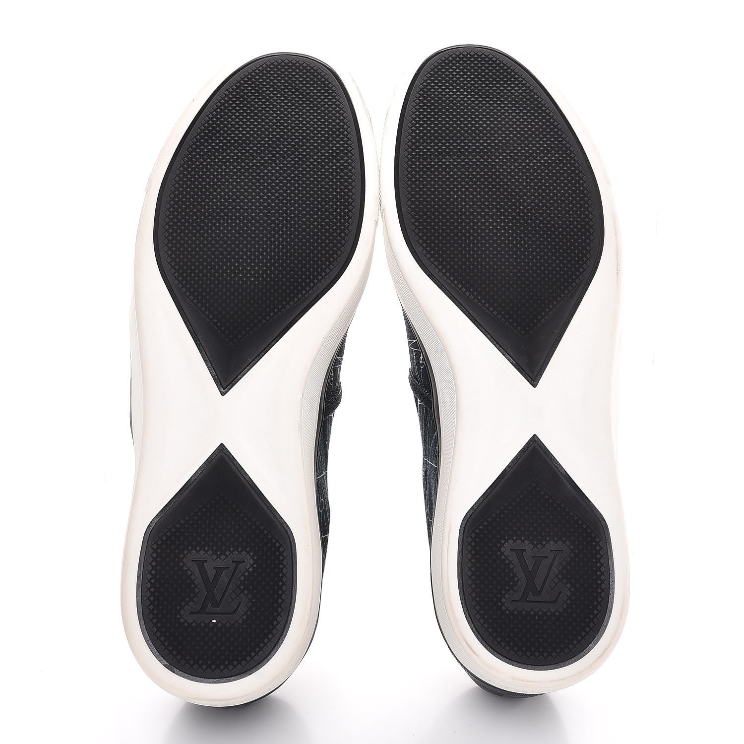 Louis Vuitton Canvas Victory Boats Slip On Sneakers 7 Pacific Blue 5 of 7