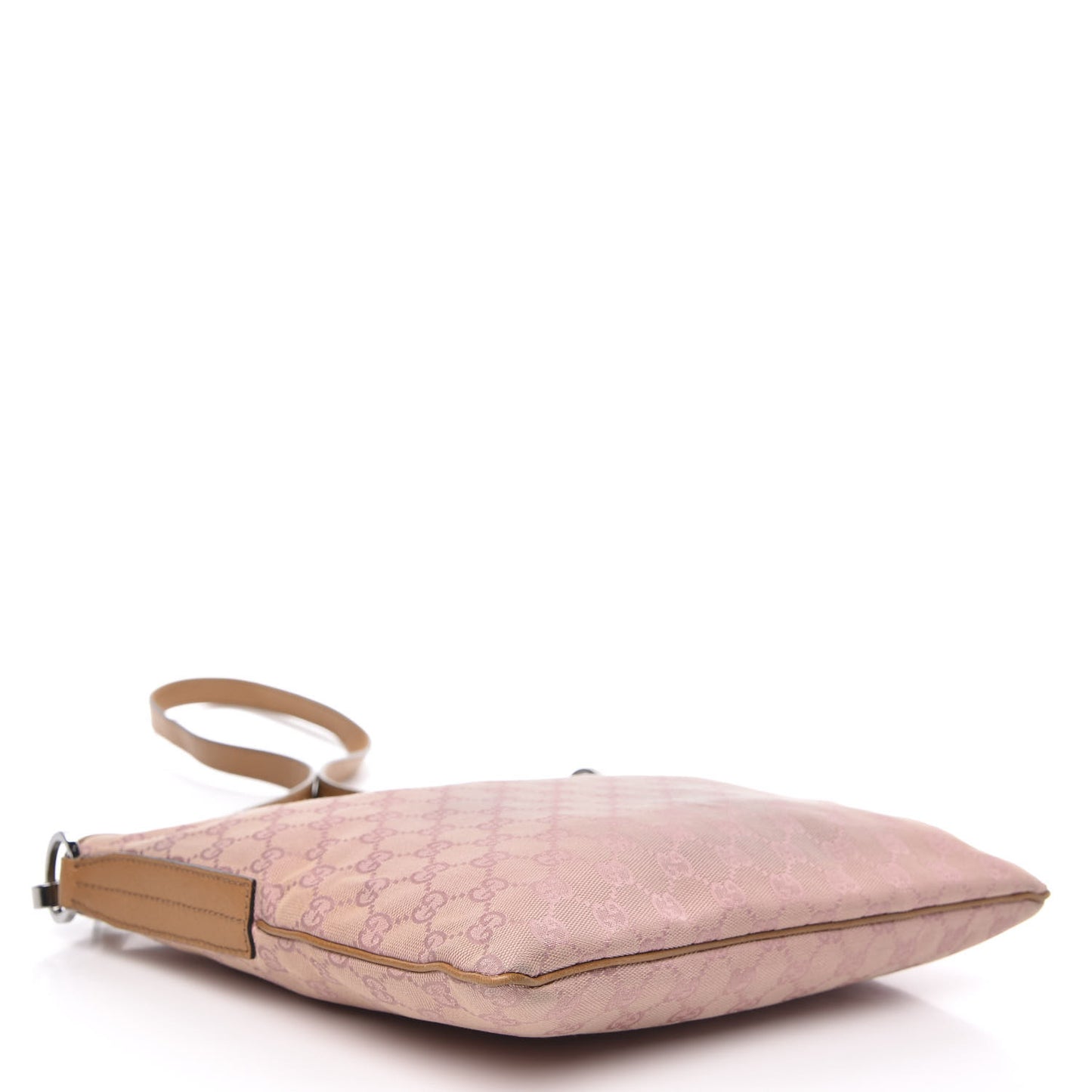 Monogram Flat Messenger Bag Pink