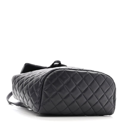 Chanel Lambskin Quilted Small Urban Spirit Backpack Navy 4 of 10
