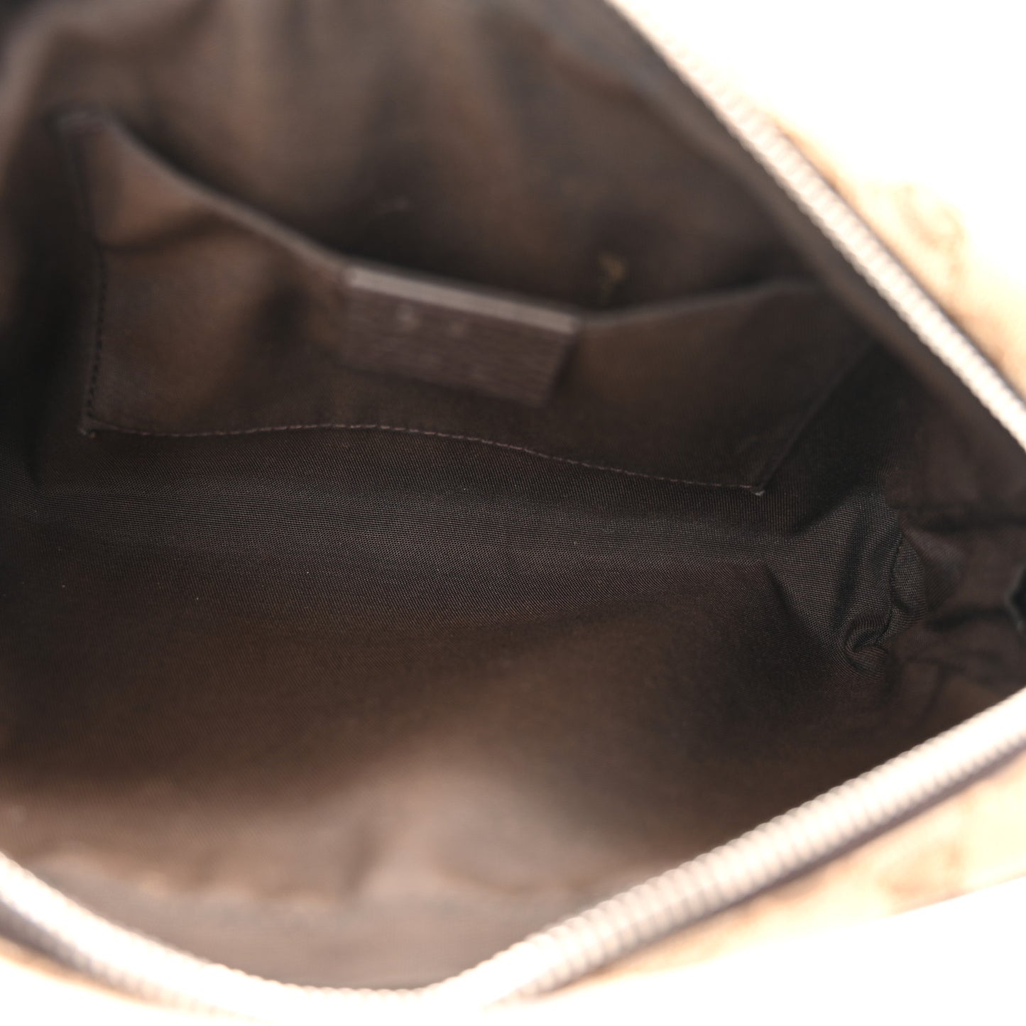 Monogram Dollar Calfskin Belt Bag Beige Ebony Testa di Moro Marrone Scuro