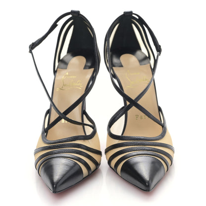 Christian Louboutin Kid Rete Theodorella 100 Pump 37 Black 2 of 7