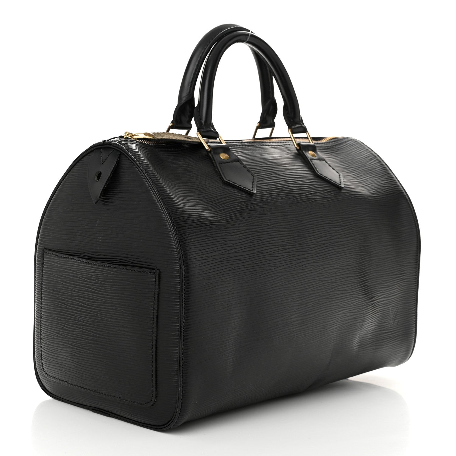 Louis Vuitton Epi Speedy 30 Black 3 of 10