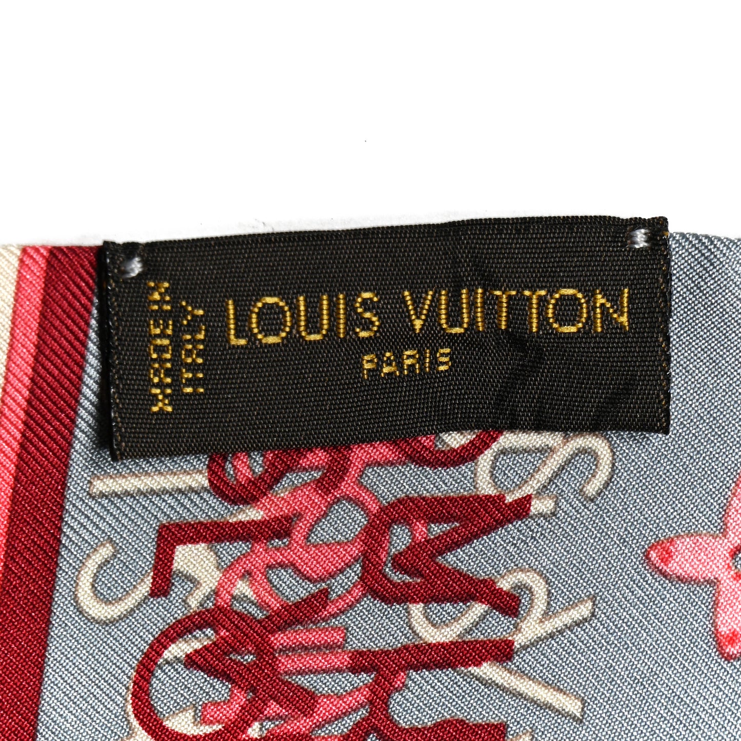 Silk Monogram Map Bandeau Pink