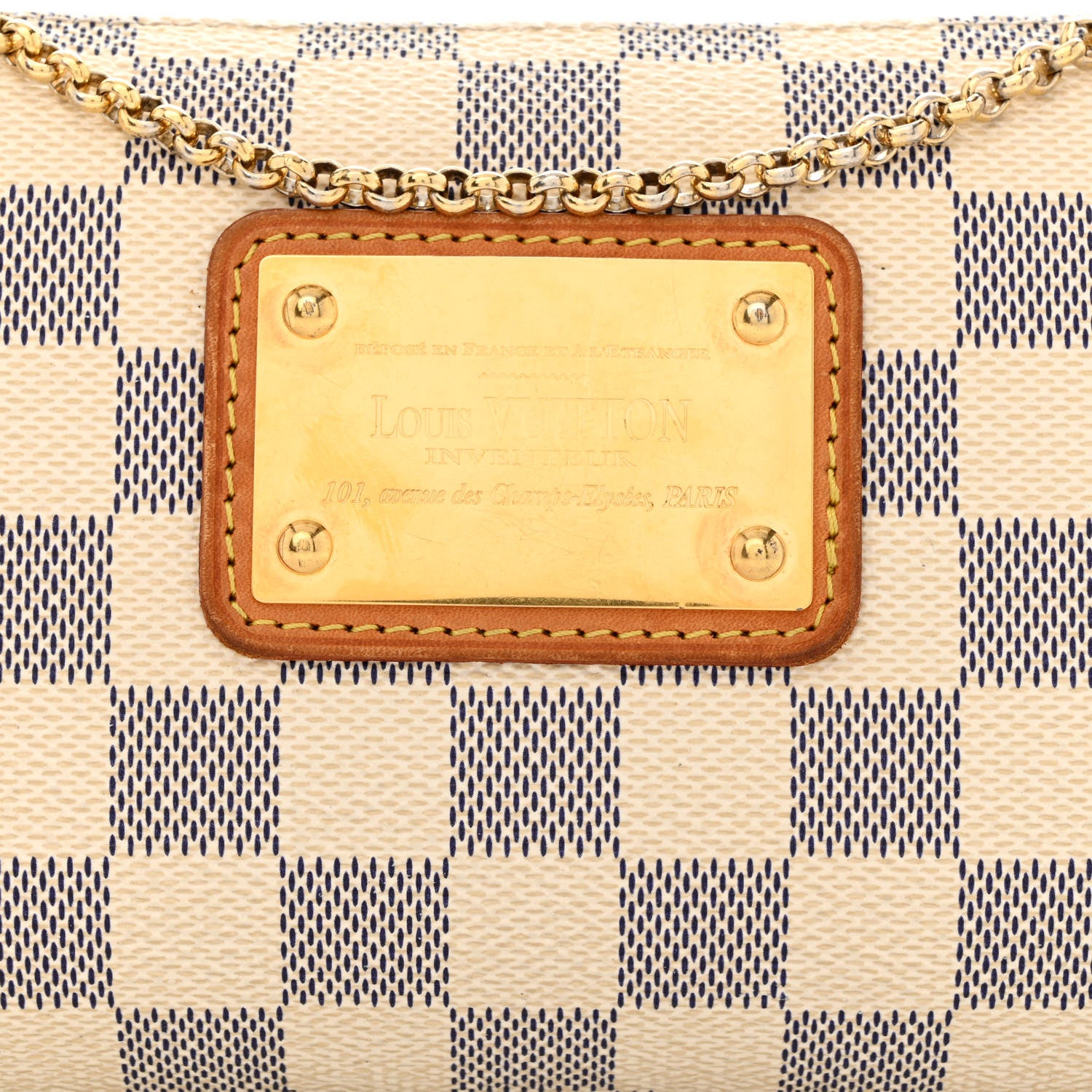 Louis Vuitton Damier Azur Eva Clutch 9 of 12