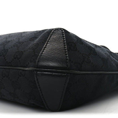 Gucci Monogram Horsebit Hobo Black 10 of 12