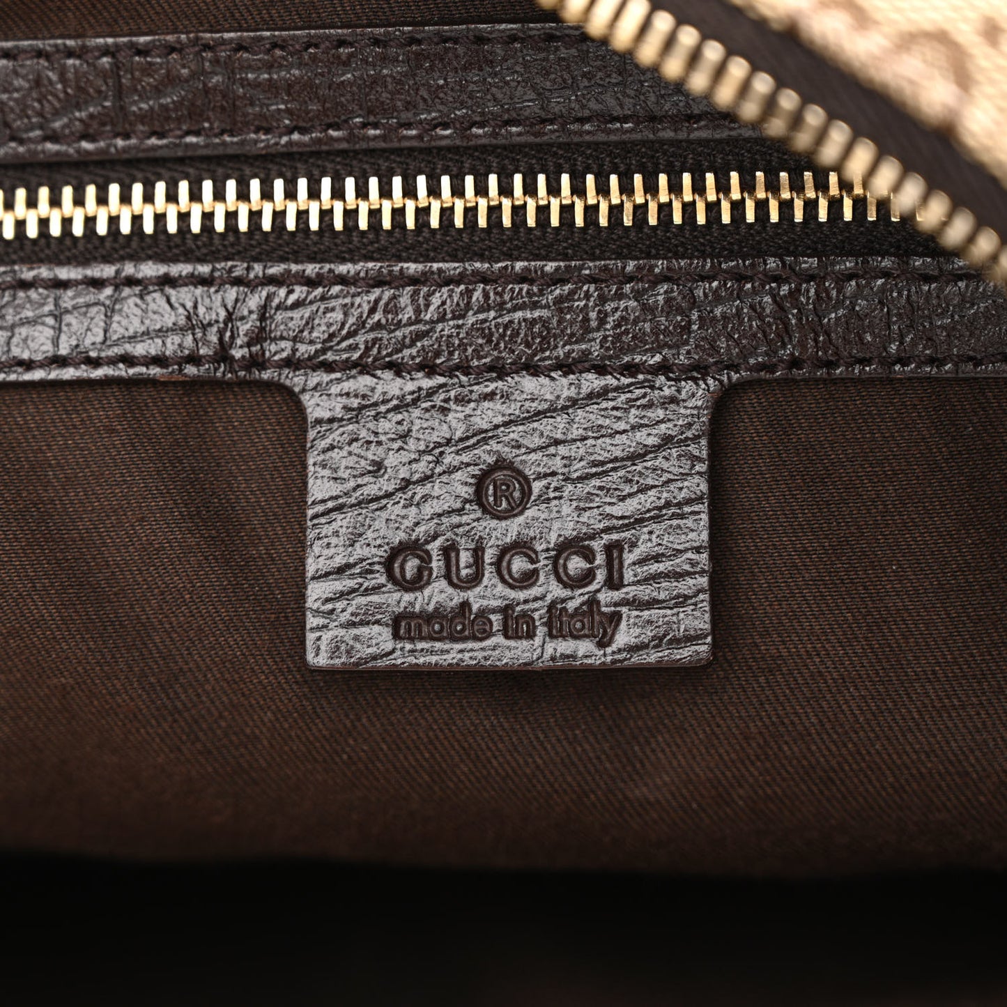 Monogram Medium Horsebit Chain Hobo Dark Brown
