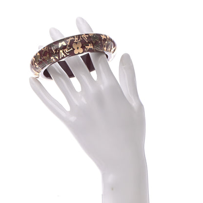 Louis Vuitton Resin Swarovski Medium Inclusion Bracelet GM Rouge Fauviste 2 of 4