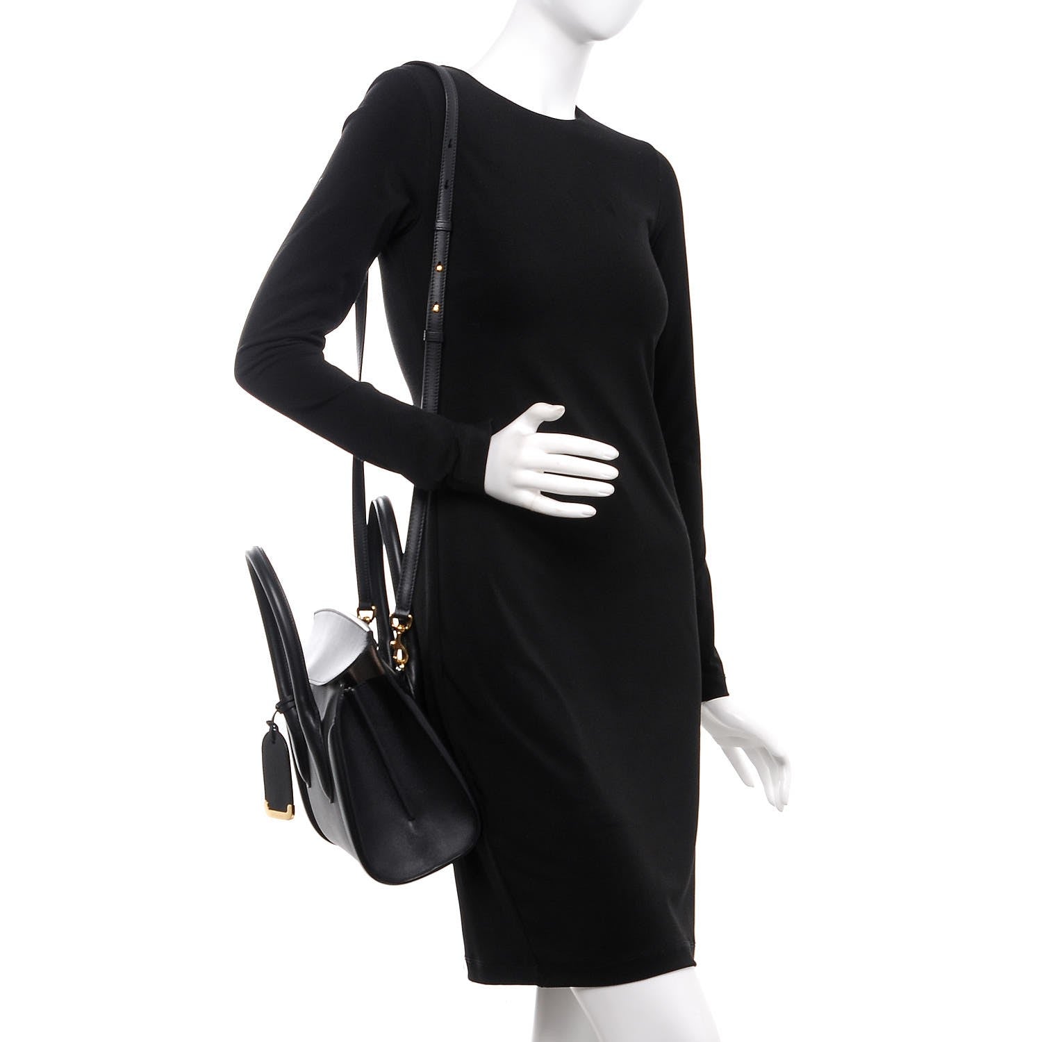 Alexander McQueen Sweet Calfskin Small Heroine 30 Black 2 of 10