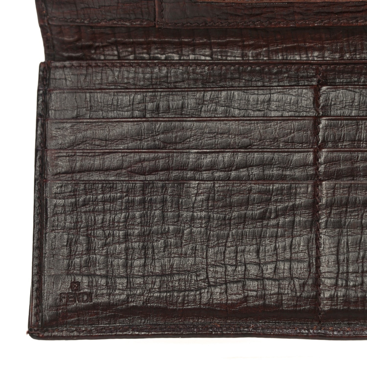 Fendi Zucchino Forever Continental Wallet Brown 14 of 20