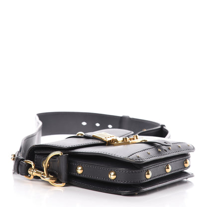 Christian Dior Calfskin Studded Square Dioraddict Flap Black 4 of 25