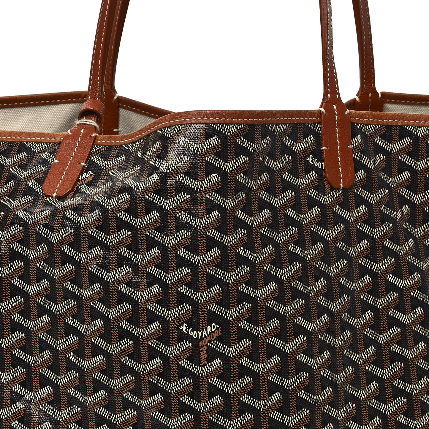 Goyardine Saint Louis GM Black Gold