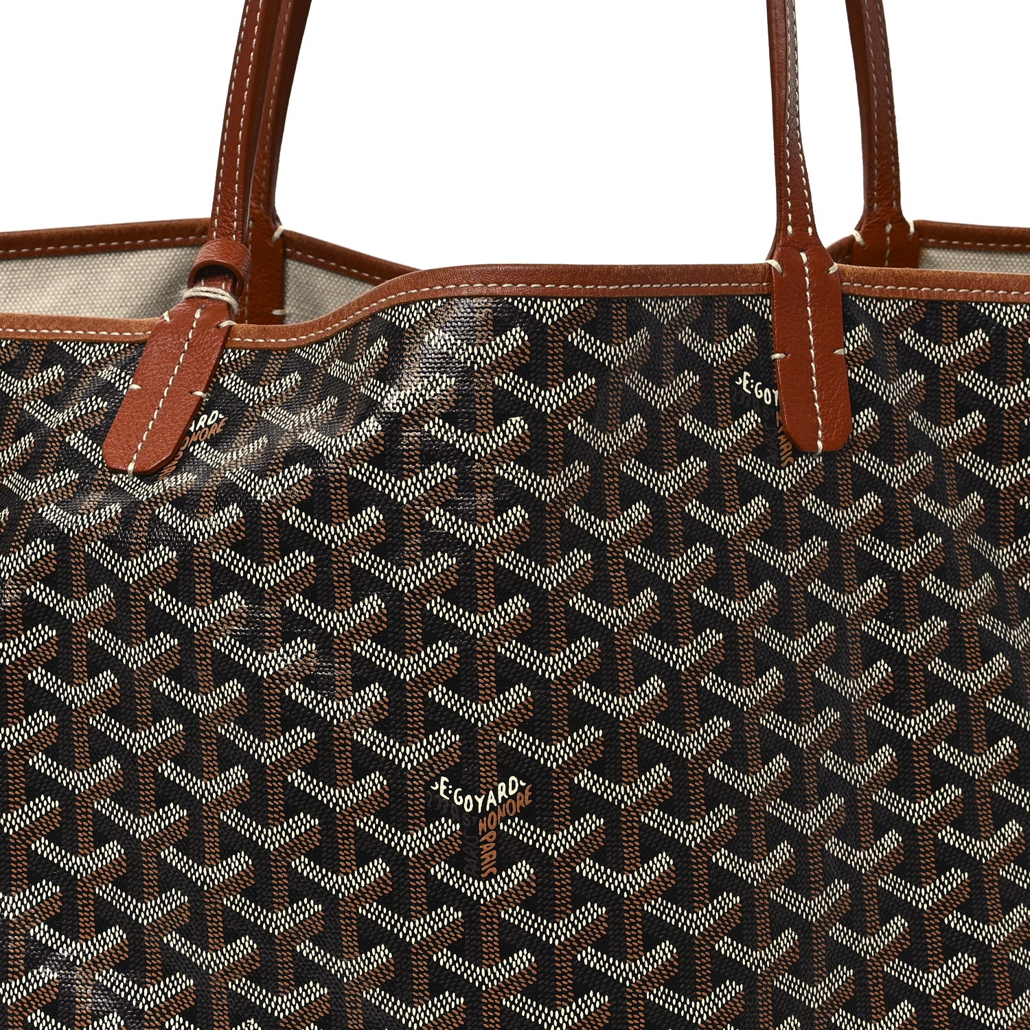 Goyard Goyardine Saint Louis GM Black Gold 8 of 13