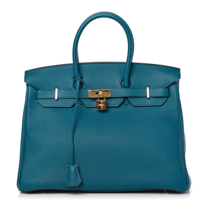 Hermes Togo Birkin 35 Cobalt 1 of 9
