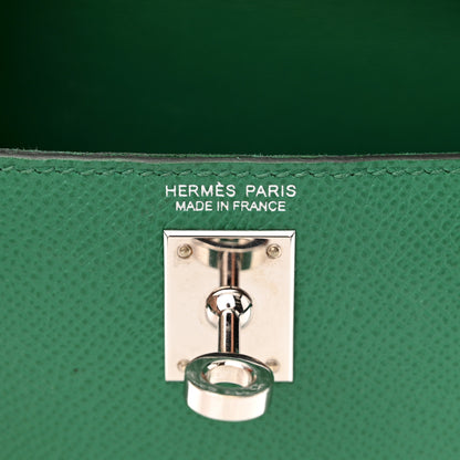 Hermes Epsom Mini Kelly Sellier 20 Vert Jade 6 of 12