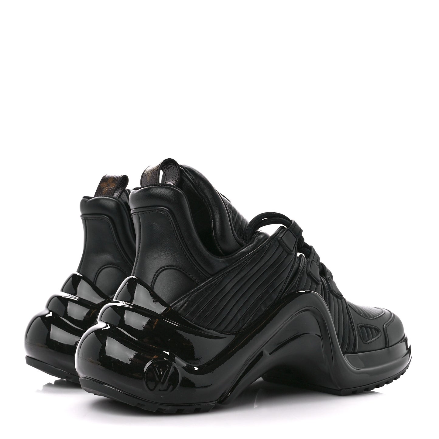 Calfskin LV Archlight Sneakers 37.5 Black