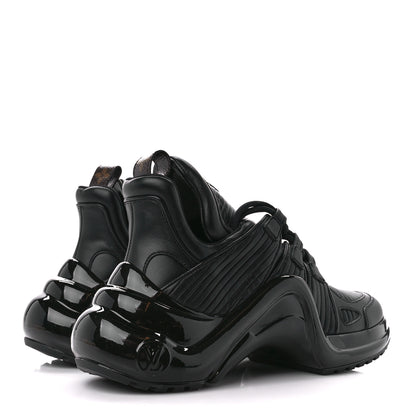 Louis Vuitton Calfskin LV Archlight Sneakers 37.5 Black 4 of 8