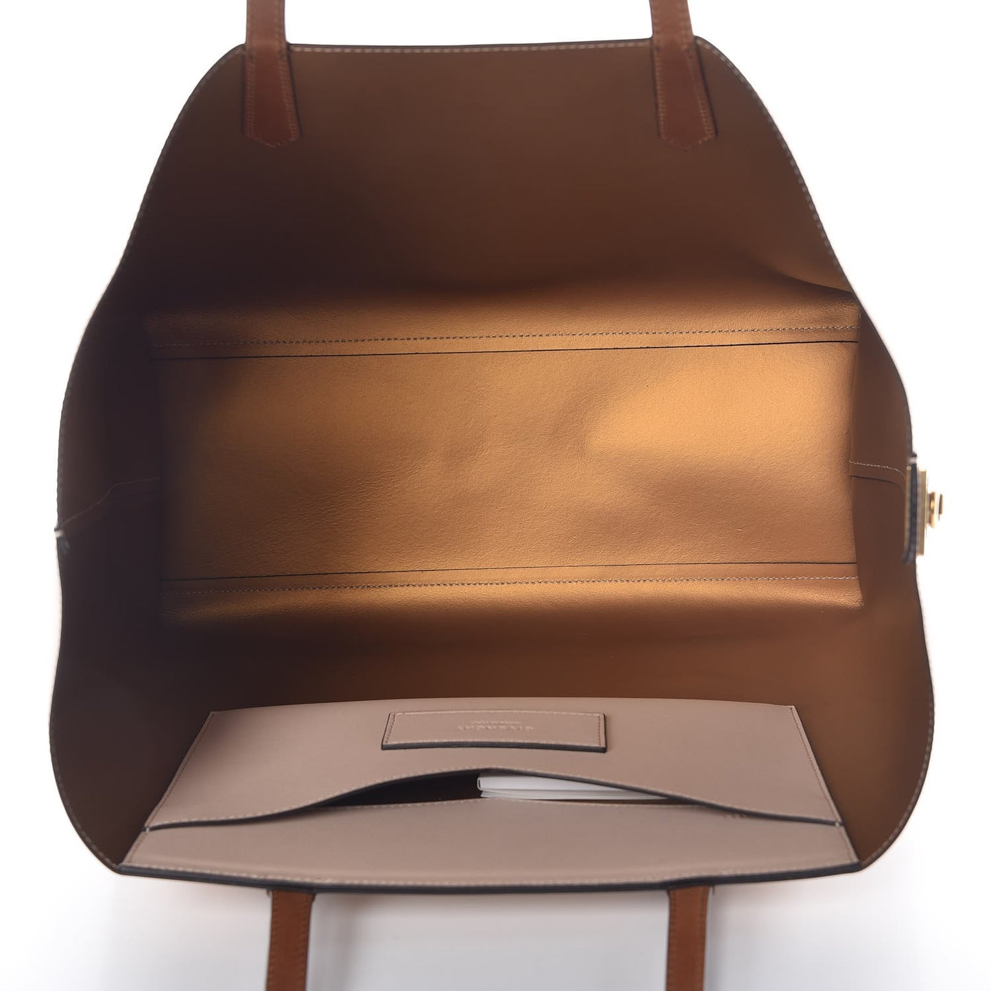 Calfskin Medium GV Shopper Tote Powder