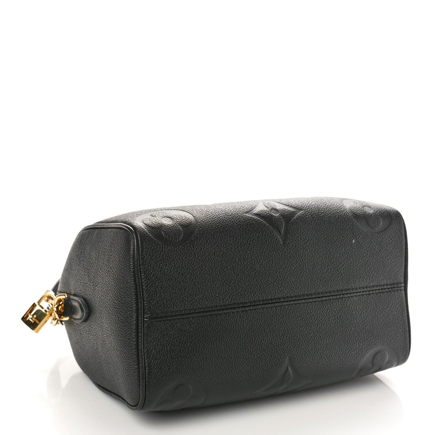Louis Vuitton Empreinte Monogram Giant Speedy Bandouliere 25 Black 4 of 9